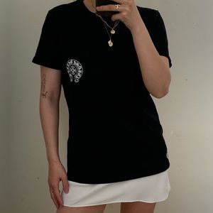 CHROME HEARTS Black Short Sleeve Tee
